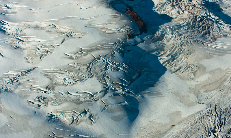 Glacier Detail On Mount Baker